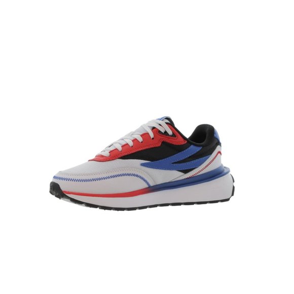 Fila Reno Celebrations Low Mens Casual Shoes White Red 1RM02198-117 NEW Multi Sz - Picture 6 of 10